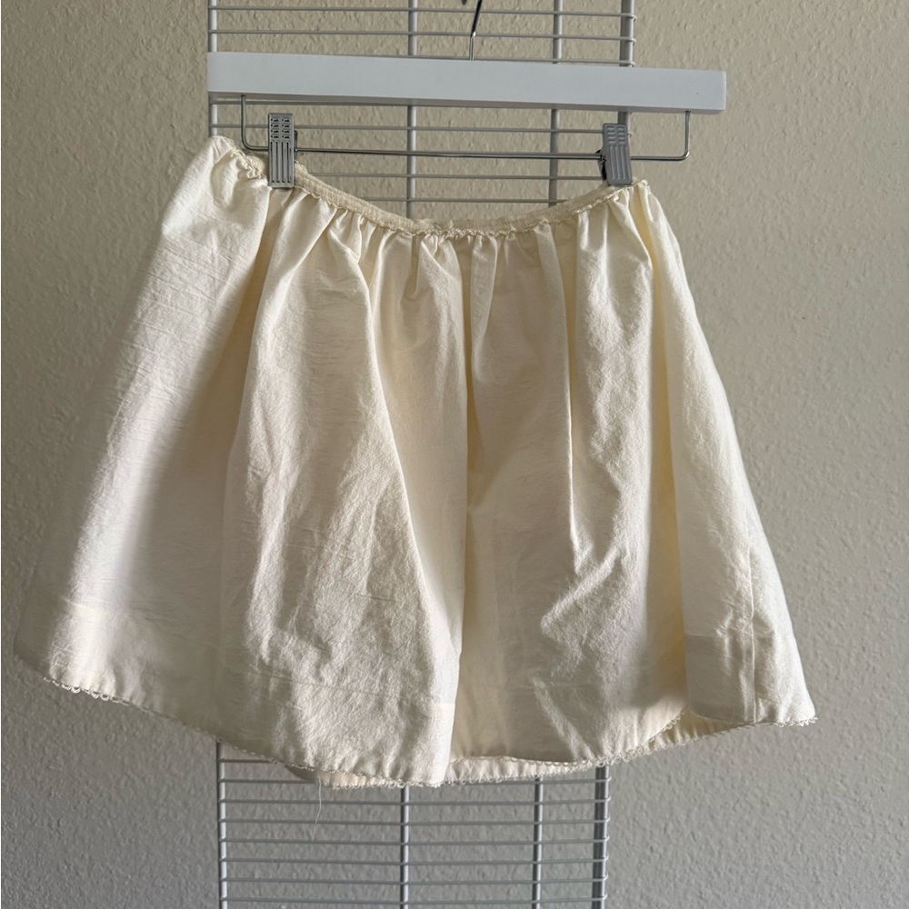 For Love And Lemons Cream Mini Skirt